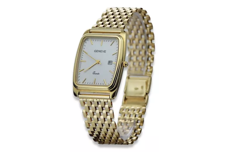 Montre homme en or Genève ★ zlotychlopak.pl ★ Pureté de l’or 585 333 Prix bas!