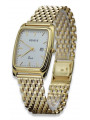 Goldene Herrenuhr Geneve ★ zlotychlopak.pl ★ Gold Reinheit 585 333 Niedriger Preis!