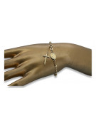 Yellow rose gold rosary bracelet★ russiangold.com ★ Gold 585 333 Low price