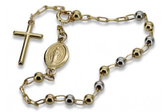 Bracelet★ chapelet en or rose jaune russiangold.com ★ or 585 333 Prix bas