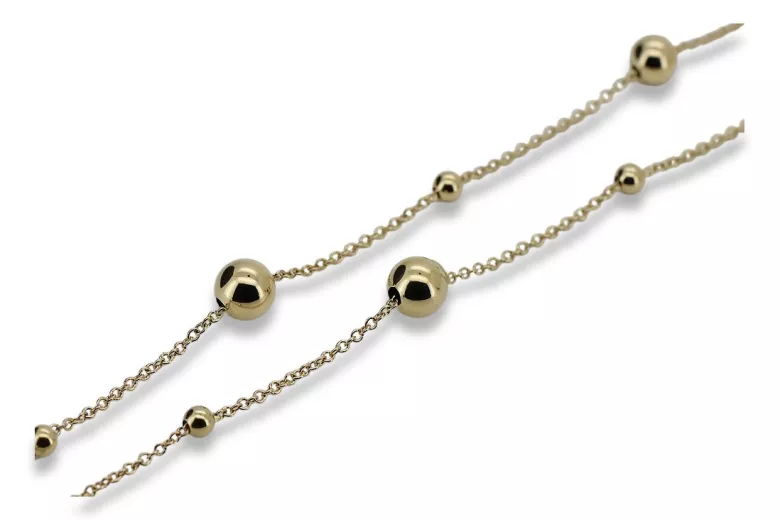 Yellow rose gold chain ★ russiangold.com ★ Gold 585 333 Low price