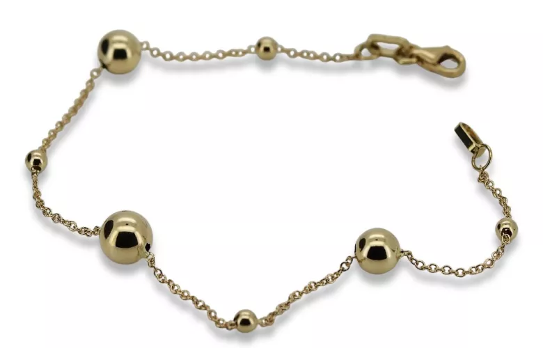 Bracelet ★ en or rose jaune russiangold.com ★ Or 585 333 Prix bas