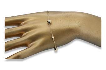 Bracelet ★ en or rose jaune russiangold.com ★ Or 585 333 Prix bas