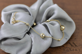 Bransoletka z żółtego 14k złota ★ zlotychlopak.pl ★ Złoto 585 333 Tanio