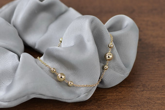 Bransoletka z żółtego 14k złota ★ zlotychlopak.pl ★ Złoto 585 333 Tanio