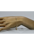 Yellow rose gold bracelet ★ russiangold.com ★ Gold 585 333 Low price