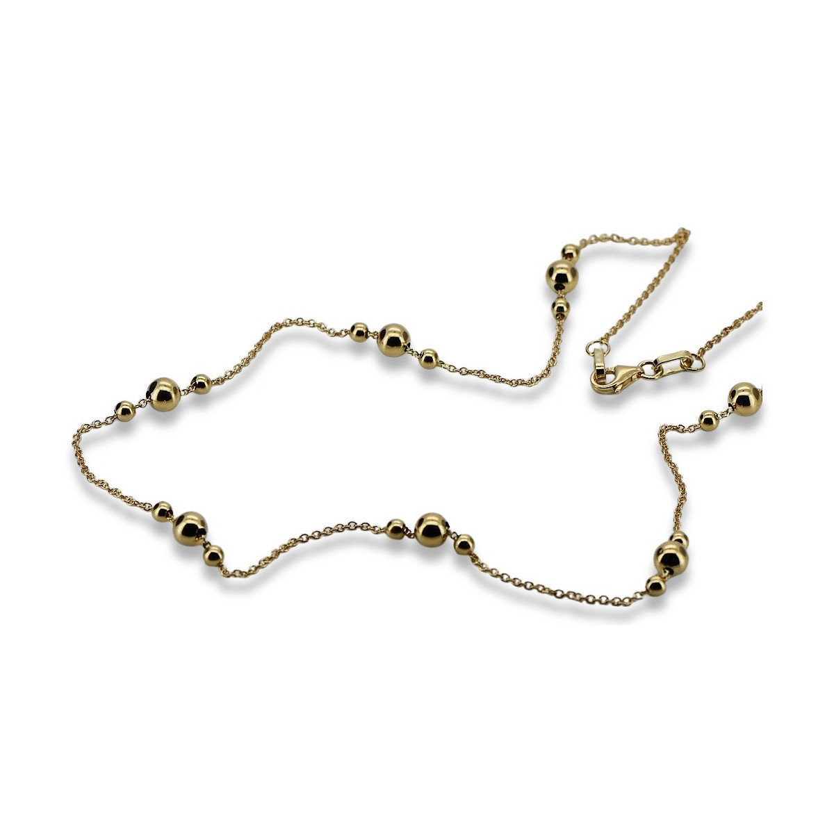 Yellow rose gold chain ★ russiangold.com ★ Gold 585 333 Low price