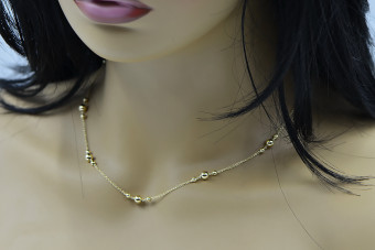 Collier Chaîne Fantaisie en Or Jaune 14k cfc015y