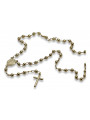 Yellow rose gold rosary chain ★ russiangold.com ★ Gold 585 333 Low price