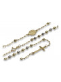 Yellow rose gold rosary chain ★ russiangold.com ★ Gold 585 333 Low price