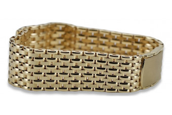 Bransoletka z 14k złotem, żółte kamienie - regulacja cb166y