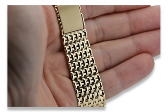 Bracelet ★ en or rose jaune russiangold.com ★ Or 585 333 Prix bas
