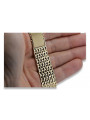 Yellow rose gold bracelet ★ russiangold.com ★ Gold 585 333 Low price