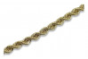 Italian 14K Yellow Gold Rope Chain cc019y