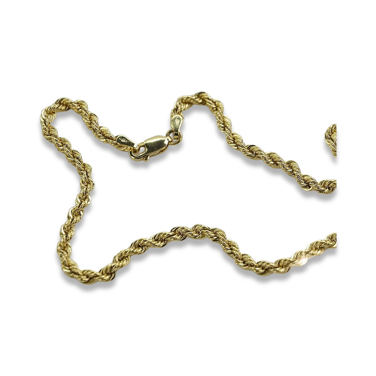 Yellow rose gold chain ★ russiangold.com ★ Gold 585 333 Low price