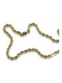 Yellow rose gold chain ★ russiangold.com ★ Gold 585 333 Low price