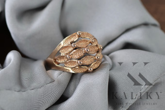 "Eleganter Vintage-Ring aus 14 Karat 585 Original Roségold - Keine Steine" vrn045 vrn045