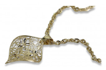 Gold pendant pendant ★ zlotychlopak.pl ★ Gold hallmark 585 333 low price