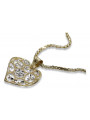 Gold pendant pendant ★ zlotychlopak.pl ★ Gold hallmark 585 333 low price