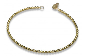 Bracelet en or 14 carats italien avec pierres précieuses variées cfb017y