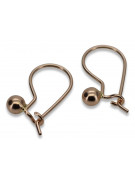 Boucles d’oreilles en or zlotychlopak.pl ★ Échantillon d’or ★ 585 333 Prix bas!