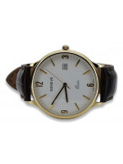 14 Karat Gelbgold Herren Geneve Uhr mw017ydy