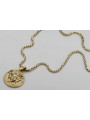 Gold pendant pendant ★ zlotychlopak.pl ★ Gold hallmark 585 333 low price