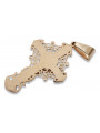 Gold Orthodox Cross ★ russiangold.com ★ Gold 585 333 Low price