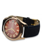 Vintage Rose 14K Gold Men's Poliot Watch vw035