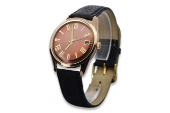 Ceas original vintage din aur roz de 14k vw035