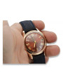 Vintage Rose 14K Gold Men's Poliot Watch vw035