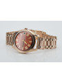 Reloj vintage de oro 14k para hombre con rosa - 585 vw003r&mbw009r