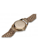 Elegant 14k Gold Vintage Rose Men's Watch vw003r&mbw009r