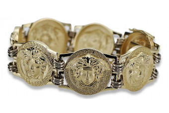 Pulsera de oro rosa amarillo ★ russiangold.com ★ Oro 585 333 Precio bajo