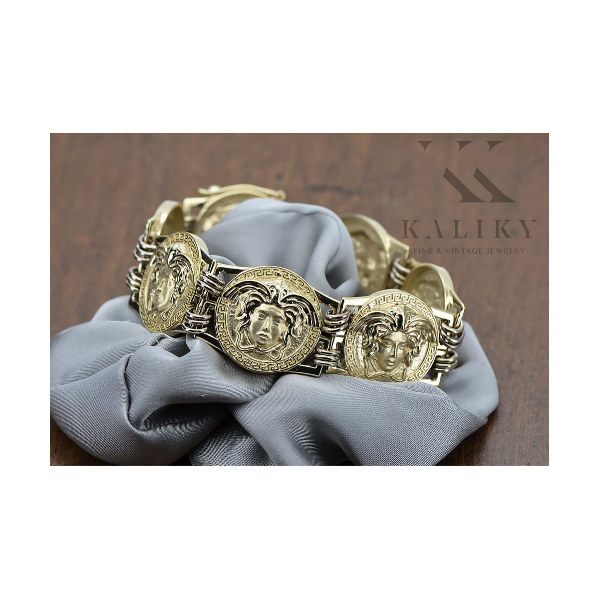 Yellow rose gold bracelet ★ russiangold.com ★ Gold 585 333 Low price