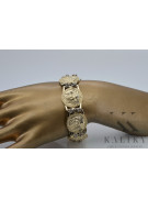 Yellow rose gold bracelet ★ russiangold.com ★ Gold 585 333 Low price