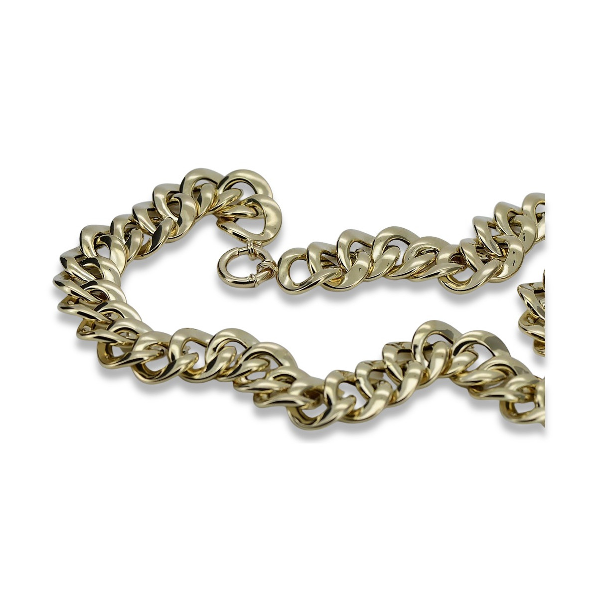 Yellow rose gold chain ★ russiangold.com ★ Gold 585 333 Low price