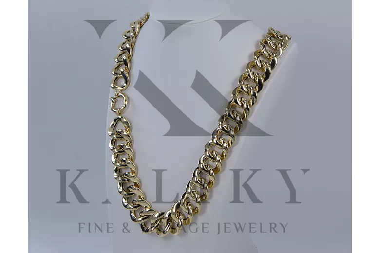 Yellow rose gold chain ★ russiangold.com ★ Gold 585 333 Low price