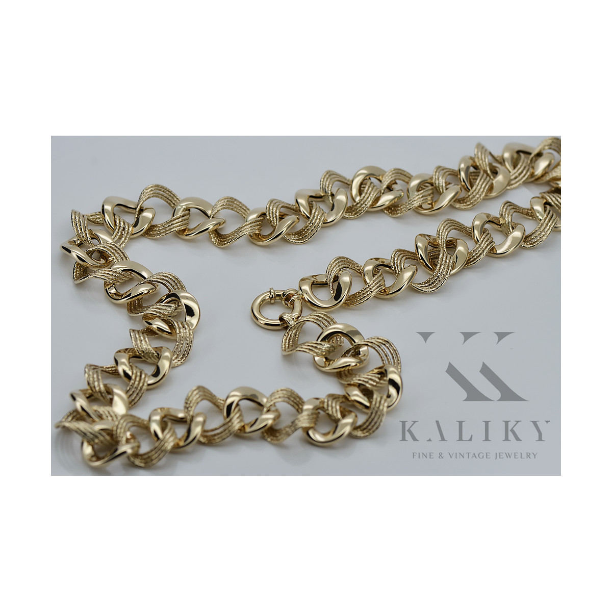 Gelbgoldene Kette ★ russiangold.com ★ Gold 585 333 Niedriger Preis