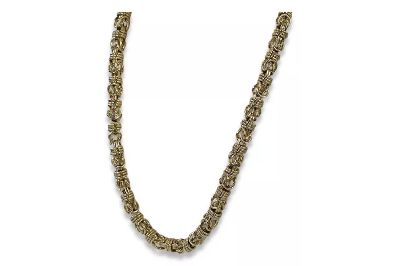 Yellow rose gold chain ★ russiangold.com ★ Gold 585 333 Low price