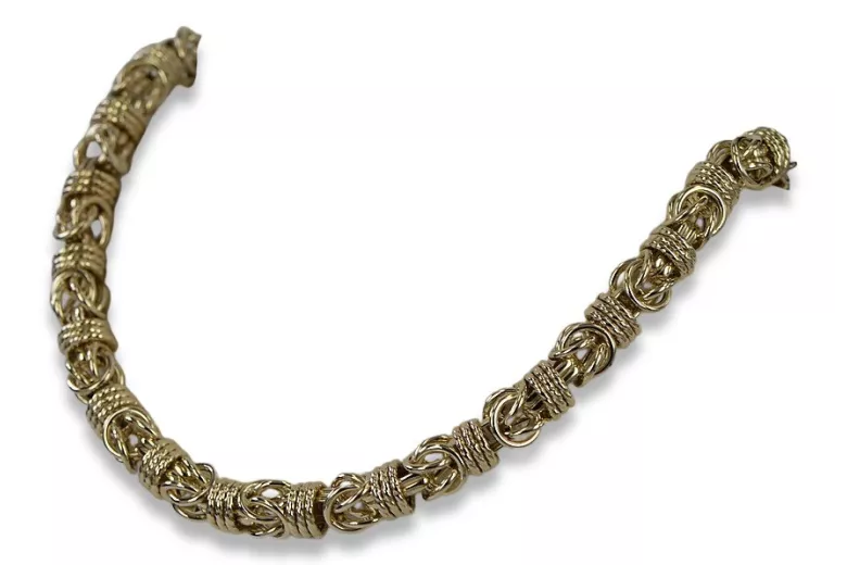 Kolczyk z 14k żółte złoto Fantazy Byzantine Lady chain cfc023y