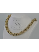 Kolczyk z 14k żółte złoto Fantazy Byzantine Lady chain cfc023y