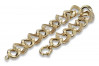 14K Yellow Gold Lady Bracelet with Fantazy Pancerka Pattern cfb022y