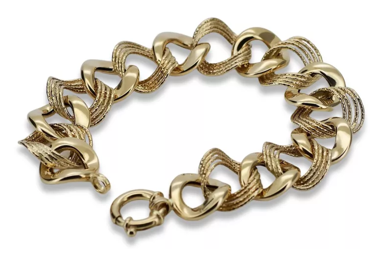 Gelb Roségold Armband ★ russiangold.com ★ Gold 585 333 Niedriger Preis