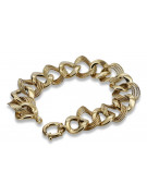 Pulsera ★ de oro rosa amarillo russiangold.com ★ Oro 585 333 Precio bajo