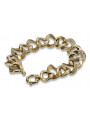 Bracelet ★ en or rose jaune russiangold.com ★ Or 585 333 Prix bas