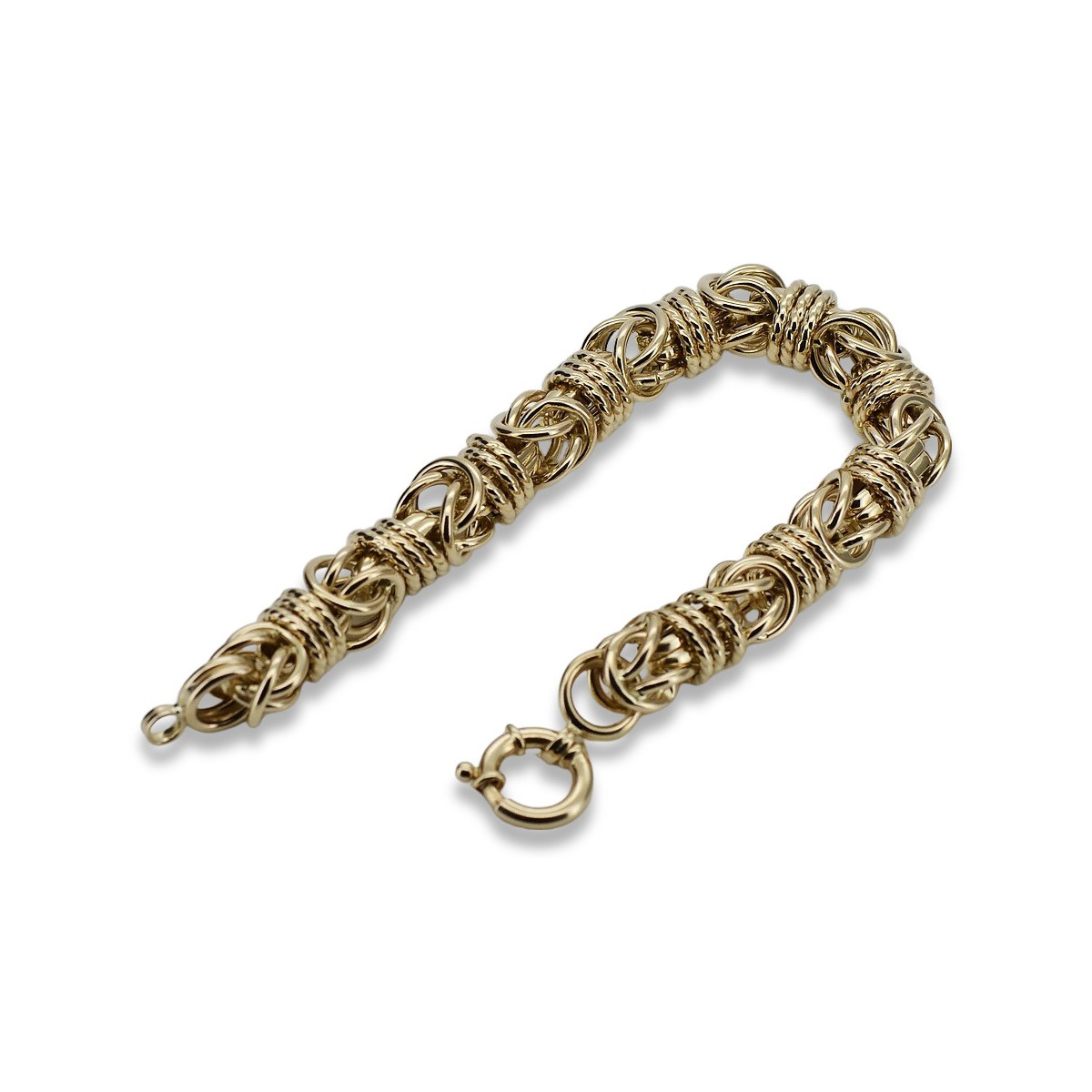 Yellow rose gold bracelet ★ russiangold.com ★ Gold 585 333 Low price