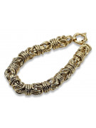 Yellow rose gold bracelet ★ russiangold.com ★ Gold 585 333 Low price