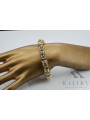 Yellow rose gold bracelet ★ russiangold.com ★ Gold 585 333 Low price