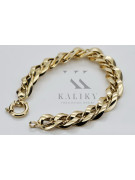 Pulsera ★ de oro rosa amarillo russiangold.com ★ Oro 585 333 Precio bajo